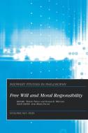 Midwest Studies in Philosophy, Free Will and Moral Responsibility di Fischer, Wettstein edito da John Wiley & Sons