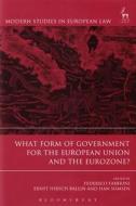 What Form Of Government For The European Union And The Eurozone? di Frederico Fabbrini edito da Bloomsbury Publishing Plc
