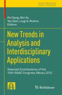 New Trends In Analysis And Interdisciplinary Applications edito da Birkhauser