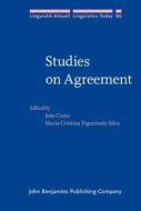 Studies On Agreement edito da John Benjamins Publishing Co