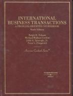 Folsom, Gordon, Spanogle and Fitzgerald's International Business Transactions: A Problem-Oriented Coursebook, 9th (Ameri di Ralph Haughwout Folsom edito da GALE CENGAGE REFERENCE