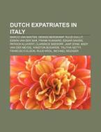 Dutch Expatriates In Italy: Marco Van Ba di Books Llc edito da Books LLC, Wiki Series
