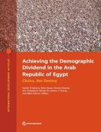 Achieving The Demographic Dividend In The Arab Republic Of Egypt edito da World Bank Publications
