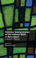 Feminist Interpretation of the Hebrew Bible in Retrospect. III. Methods edito da Sheffield Phoenix Press Ltd