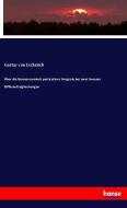 Über die Gemeinsamkeit particulärer Integrale bei zwei linearen Differentialgleichungen di Gustav Von Escherich edito da hansebooks