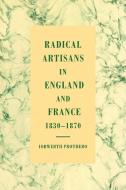 Radical Artisans in England and France, 1830 1870 di Iorwerth Prothero, I. J. Prothero edito da Cambridge University Press