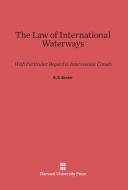 The Law of International Waterways di R. R. Baxter edito da Harvard University Press