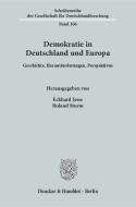 Demokratie in Deutschland und Europa edito da Duncker & Humblot GmbH