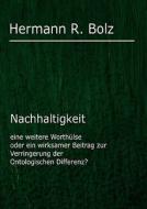 Nachhaltigkeit di Hermann R. Bolz edito da Books on Demand