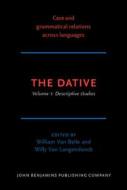The Dative edito da John Benjamins Publishing Co