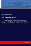 The Dean's English di George Washington Moon edito da hansebooks