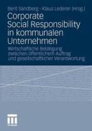 Corporate Social Responsibility in kommunalen Unternehmen edito da VS Verlag für Sozialwissenschaften
