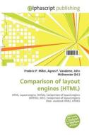 Comparison Of Layout Engines (html) edito da Vdm Publishing House