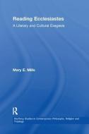 Reading Ecclesiastes di Mary E. Mills edito da Taylor & Francis Ltd