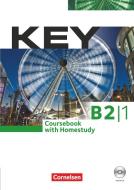 Key B2: Teilband 1. Kursbuch mit CDs und Phrasebook di Jon Wright edito da Cornelsen Verlag GmbH
