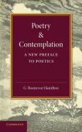Poetry and Contemplation di G. Rostrevor Hamilton edito da Cambridge University Press