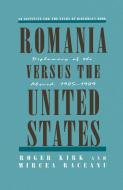 Romania Versus the United States di Na Na edito da Palgrave Macmillan