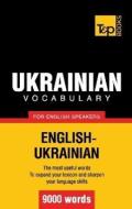 Ukrainian vocabulary for English speakers - 9000 words di Andrey Taranov edito da BoD