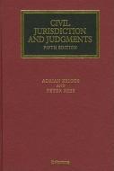 Civil Jurisdiction And Judgments di Adrian Briggs, Peter Rees edito da Taylor & Francis Ltd