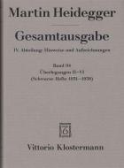 Gesamtausgabe. 4 Abteilungen / Uberlegungen II-VI: (Schwarze Hefte 1931-1938) di Martin Heidegger edito da Verlag Vittorio Klostermann