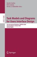 Task Models And Diagrams For Users Interface Design edito da Springer-verlag Berlin And Heidelberg Gmbh & Co. Kg