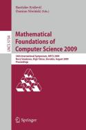 Mathematical Foundations of Computer Science 2009 edito da Springer-Verlag GmbH