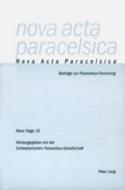 Nova Acta Paracelsica edito da Lang, Peter