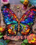 New Large Print Butterflies Adult Coloring Book di The Queen edito da Blurb
