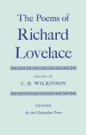 Poems Of Richard Lovelace di Richard Lovelace edito da Oxford University Press