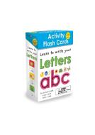 Wipe-Clean: Activity Flash Cards Letters: 26 Double-Sided Wipe-Clean Flash Cards - Includes Pen! di Roger Priddy edito da Priddy Books