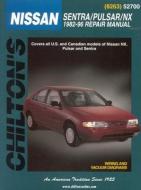 Nissan Sentra, Pulsar, and Nx, 1982-96 di Chilton Automotive Books, Chilton, Joseph L. Defrancesco edito da CHILTON BOOK CO