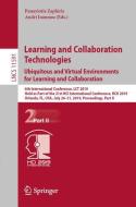Learning and Collaboration Technologies. Ubiquitous and Virtual Environments for Learning and Collaboration edito da Springer International Publishing