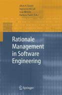 Rationale Management in Software Engineering edito da Springer Berlin Heidelberg
