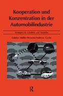 Kooperation Konzentration Auto di Gunter Muller-Stewens, Andreas Gocke edito da Harwood-Academic Publishers
