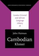 Cambodian di John Haiman edito da John Benjamins Publishing Co
