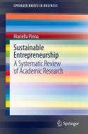 Sustainable Entrepreneurship di Mariella Pinna edito da Springer International Publishing