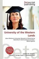 University of the Western Lands edito da Betascript Publishing