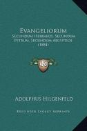 Evangeliorum: Secundum Hebraeos, Secundum Petrum, Secundum Aegyptios (1884) di Adolphus Hilgenfeld edito da Kessinger Publishing