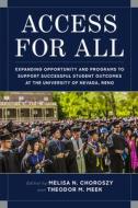Access for All di Melisa Choroszy edito da University of Nevada Press