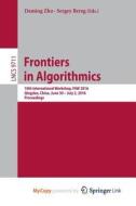 Frontiers In Algorithmics edito da Springer Nature B.V.