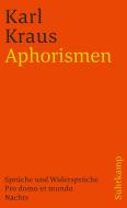 Aphorismen di Karl Kraus edito da Suhrkamp Verlag AG