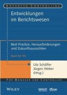 Entwicklungen im Berichtswesen di Jurgen Weber edito da Wiley VCH Verlag GmbH