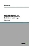 Schuldverschreibungen mit Sonderrechten des Emittenten - Überblick und Erläuterungen di Maximilian Ritz edito da GRIN Verlag