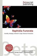 Raphidia Funerata edito da Betascript Publishing