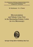 Microcirculation and Tubular Urine Flow in the Mammalian Kidney Cortex (in vivo Microscopy) di M. Steinhausen, G. A. Tanner edito da Springer Berlin Heidelberg