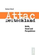 Attac Deutschland di Norbert Nicoll edito da Tectum Verlag