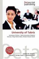 University of Tabriz edito da Betascript Publishing