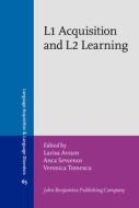 L1 Acquisition And L2 Learning edito da John Benjamins Publishing Co