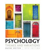 Psychology di Wayne Weiten edito da WADSWORTH PUB CO