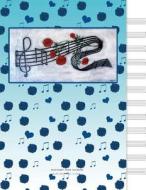 Manuscript Paper Notebook: Blank Sheet Music, Painting Music, Roses, Hearts Pthalo Blue di Suzanne Butler edito da Createspace Independent Publishing Platform